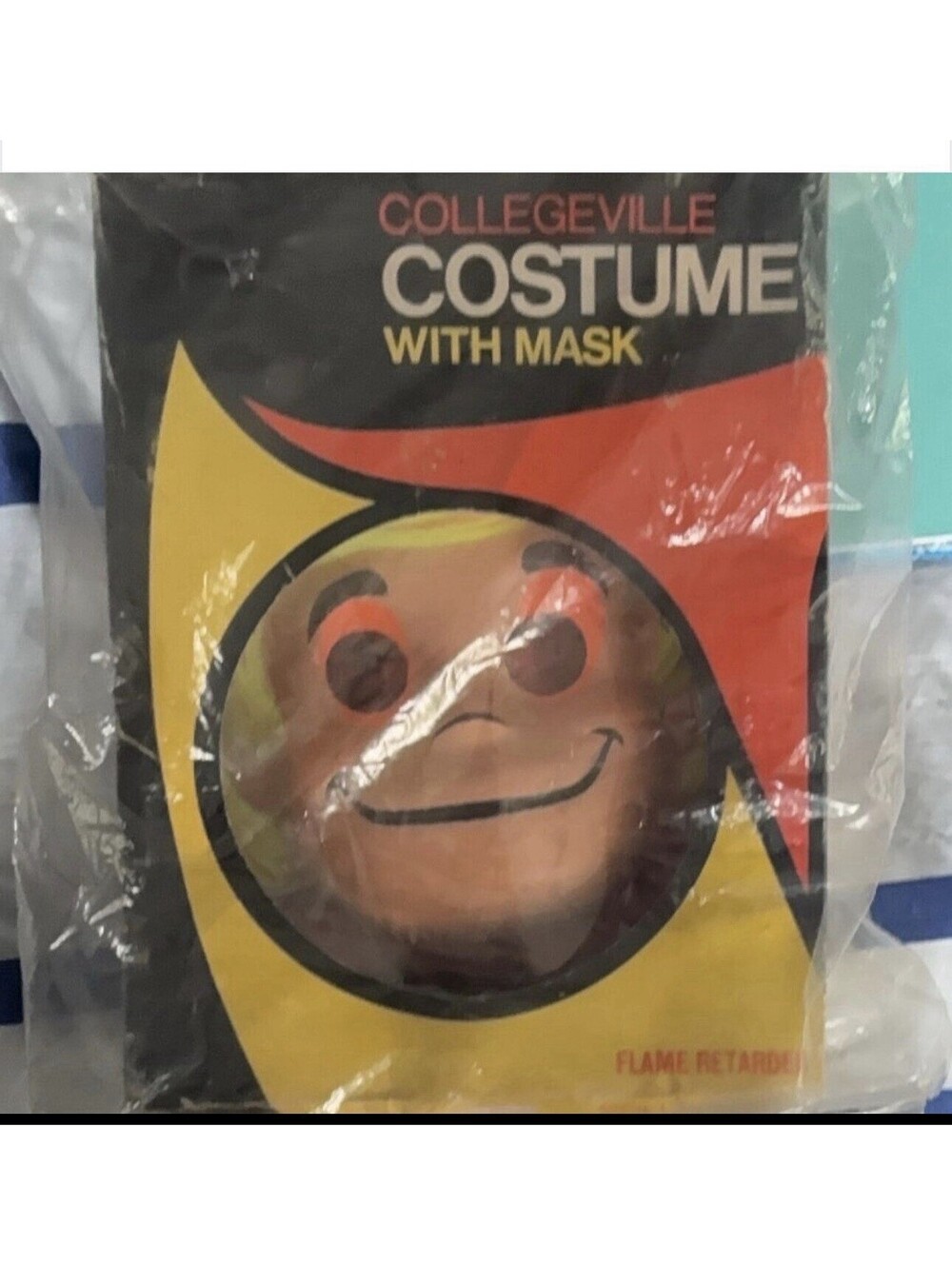 Collegeville Multicolor Unisex Halloween Costume with Mask Flame Retardant